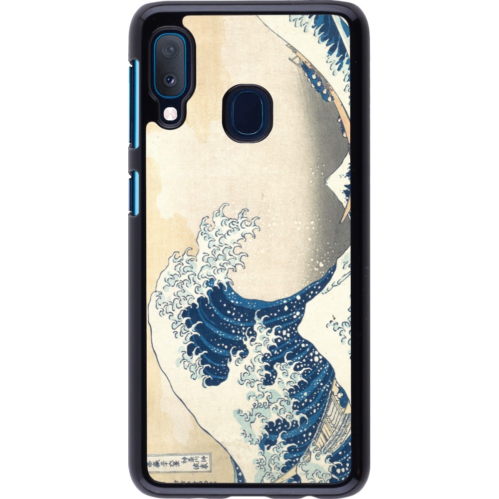 Samsung Galaxy A20e Case Hülle - Kunstbild - Die große Welle vor Kanagawa - Hokusai