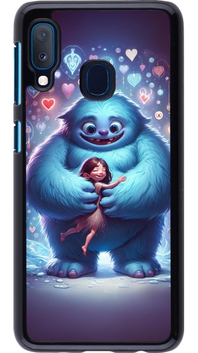 Coque Samsung Galaxy A20e - Valentine 2024 Fluffy Love