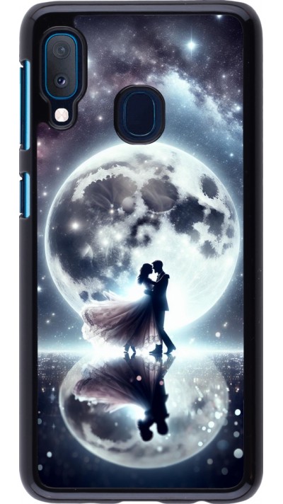 Coque Samsung Galaxy A20e - Valentine 2024 Love under the moon