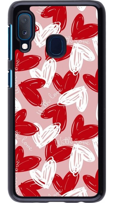 Coque Samsung Galaxy A20e - Valentine 2024 with love heart