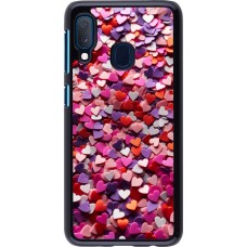 Samsung Galaxy A20e Case Hülle - Valentin 2025 Konfetti