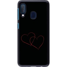 Coque Samsung Galaxy A20e - Valentine 2023 attached heart