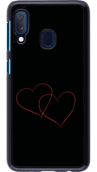 Coque Samsung Galaxy A20e - Valentine 2023 attached heart