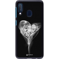 Coque Samsung Galaxy A20e - Valentine 2022 Black Smoke