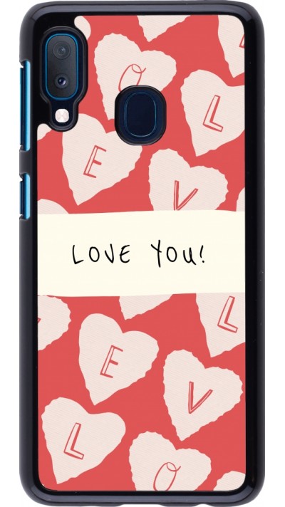 Coque Samsung Galaxy A20e - Valentine 2023 love you note