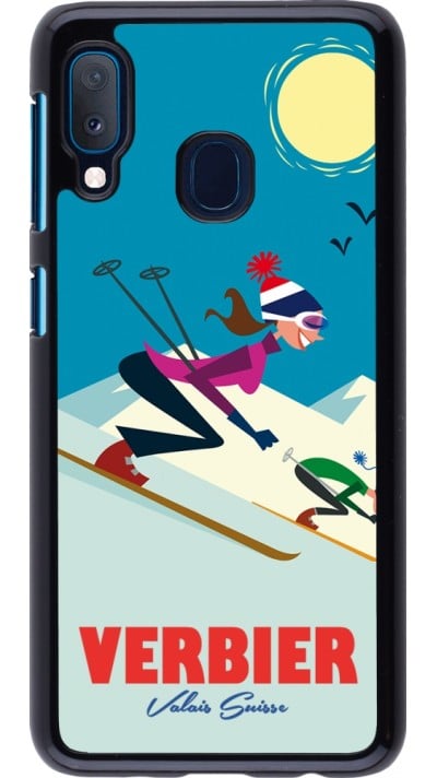 Coque Samsung Galaxy A20e - Verbier Ski Downhill