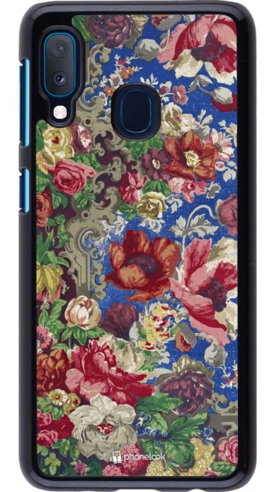 Coque Samsung Galaxy A20e - Vintage Art Flowers