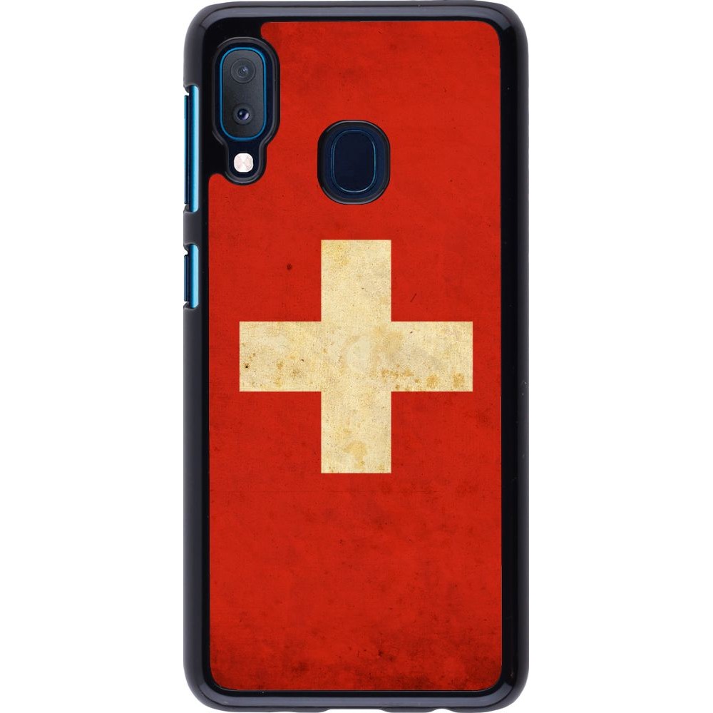 Coque Samsung Galaxy A20e - Vintage Flag SWISS