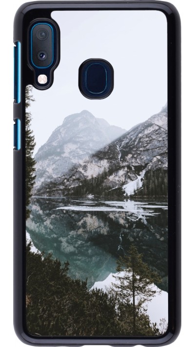 Coque Samsung Galaxy A20e - Winter 22 snowy mountain and lake