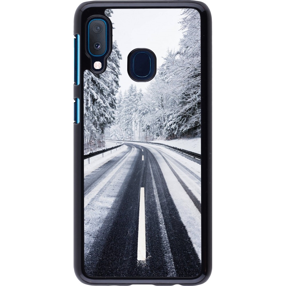 Coque Samsung Galaxy A20e - Winter 22 Snowy Road