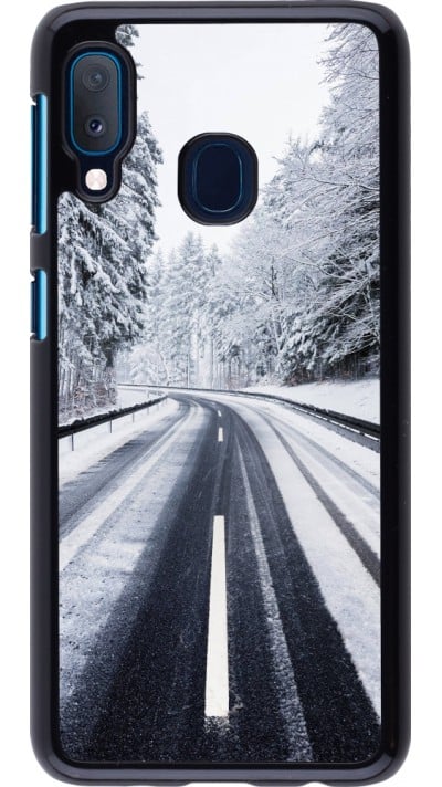 Coque Samsung Galaxy A20e - Winter 22 Snowy Road