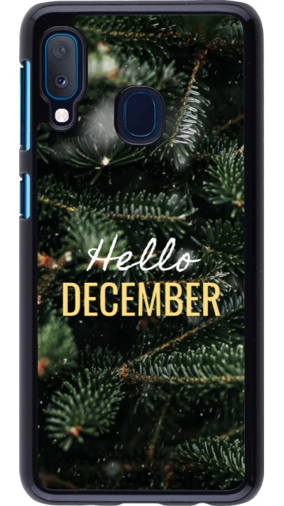 Samsung Galaxy A20e Case Hülle - Winter 25 Winter hello december