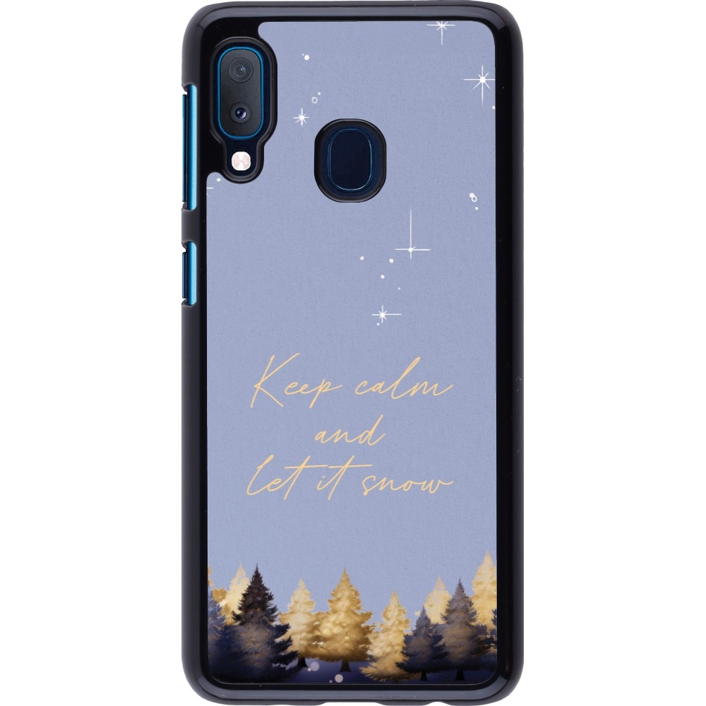Samsung Galaxy A20e Case Hülle - Winter 25 Winter illustration of trees