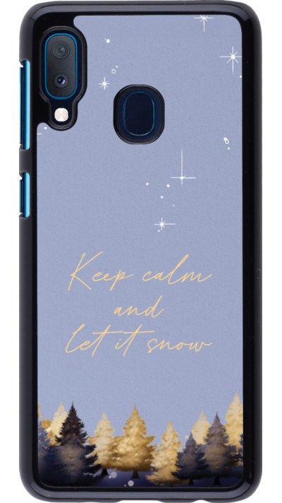 Samsung Galaxy A20e Case Hülle - Winter 25 Winter illustration of trees