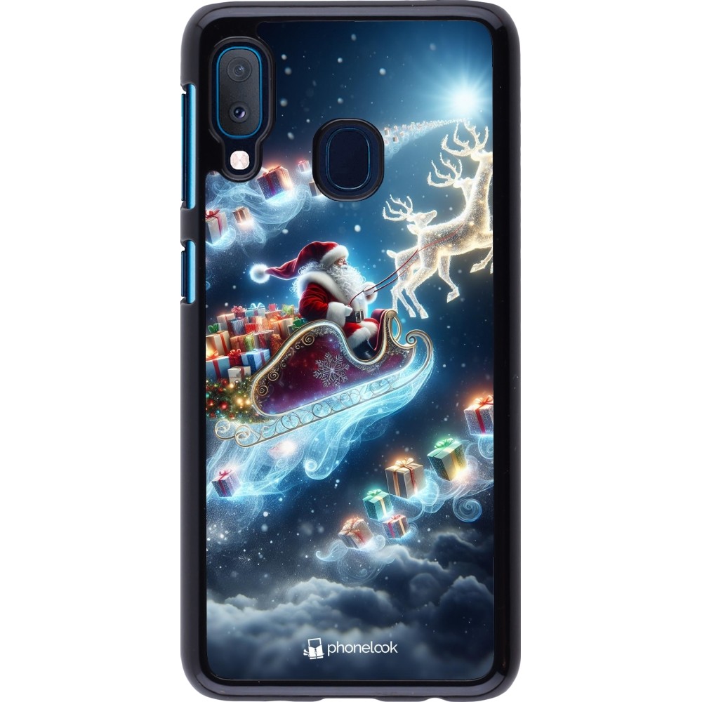 Samsung Galaxy A20e Case Hülle - Weihnachten 2023 Verzauberter Weihnachtsmann