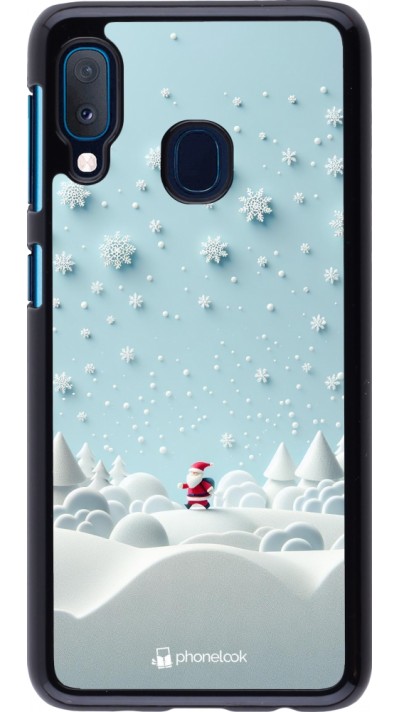 Coque Samsung Galaxy A20e - Noël 2023 Petit Père Flocon