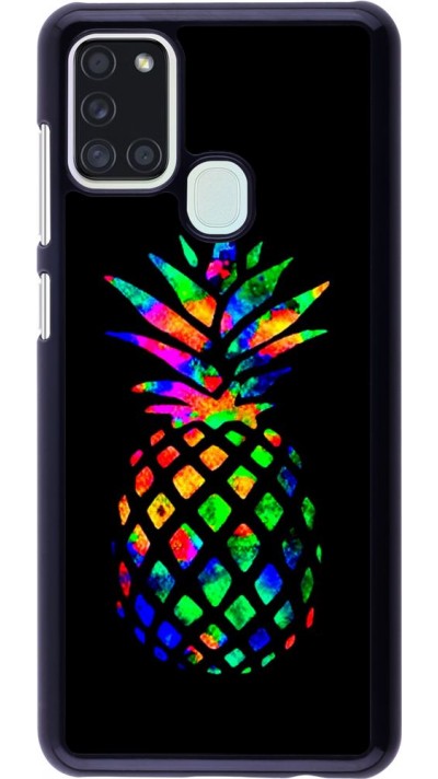 Coque Samsung Galaxy A21s - Ananas Multi-colors