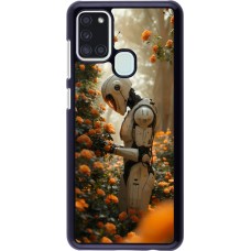 Coque Samsung Galaxy A21s - Astronaut flowers 2025