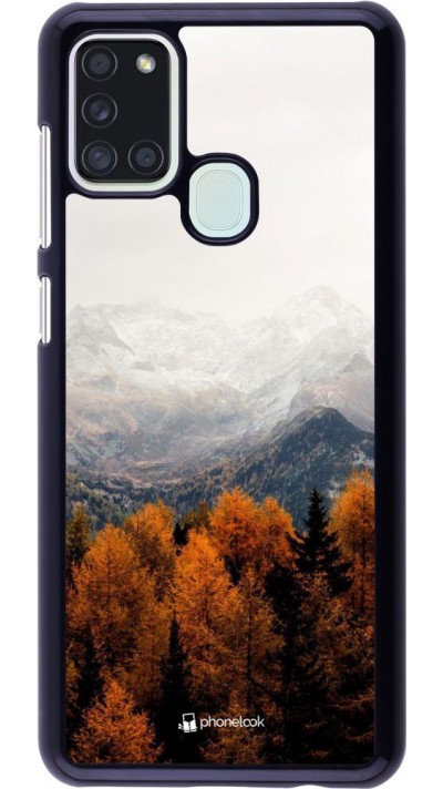 Hülle Samsung Galaxy A21s - Autumn 21 Forest Mountain