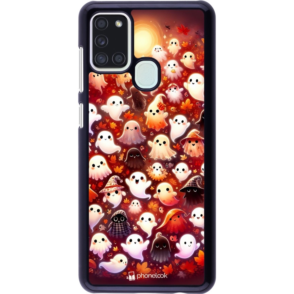 Samsung Galaxy A21s Case Hülle - Gespenster Herbst niedlich