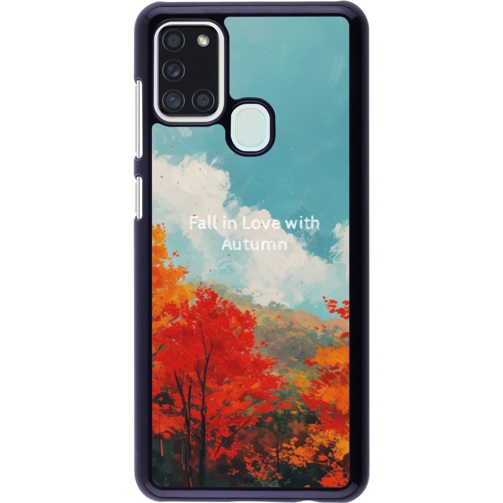 Coque Samsung Galaxy A21s - Autumn 25 Fall in love