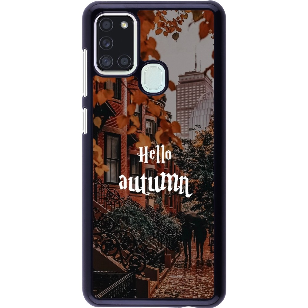 Coque Samsung Galaxy A21s - Autumn 25 Hello autumn