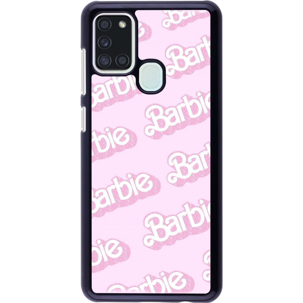 Samsung Galaxy A21s Case Hülle - Barbie light pink pattern