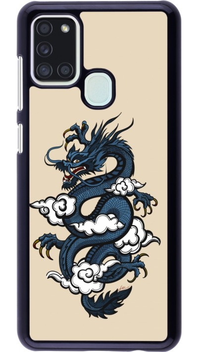 Coque Samsung Galaxy A21s - Blue Dragon Tattoo