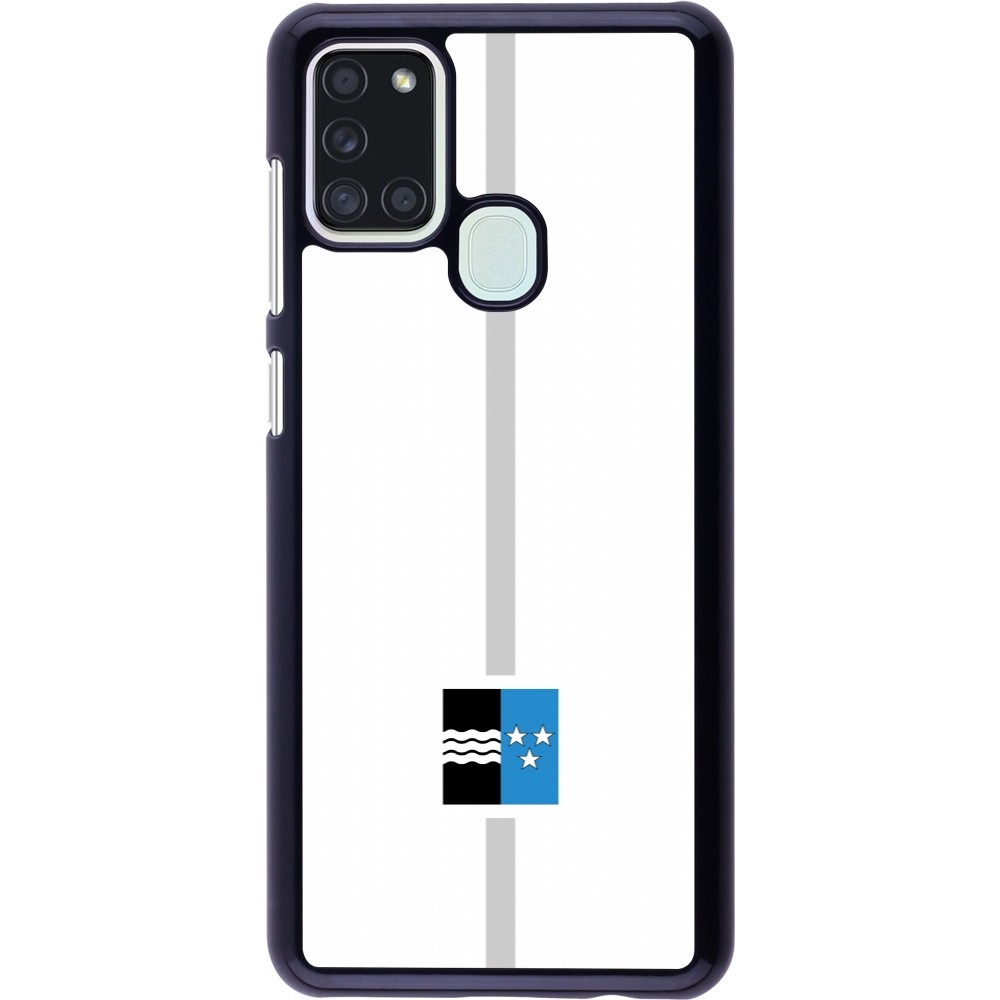 Samsung Galaxy A21s Case Hülle - Kanton AG weiss