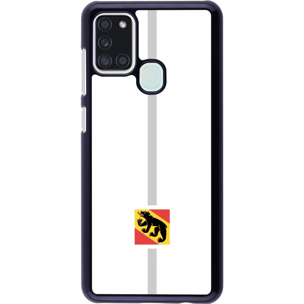 Samsung Galaxy A21s Case Hülle - Kanton BE weiss