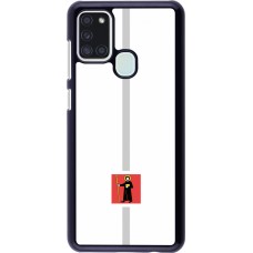 Samsung Galaxy A21s Case Hülle - Kanton GL weiss