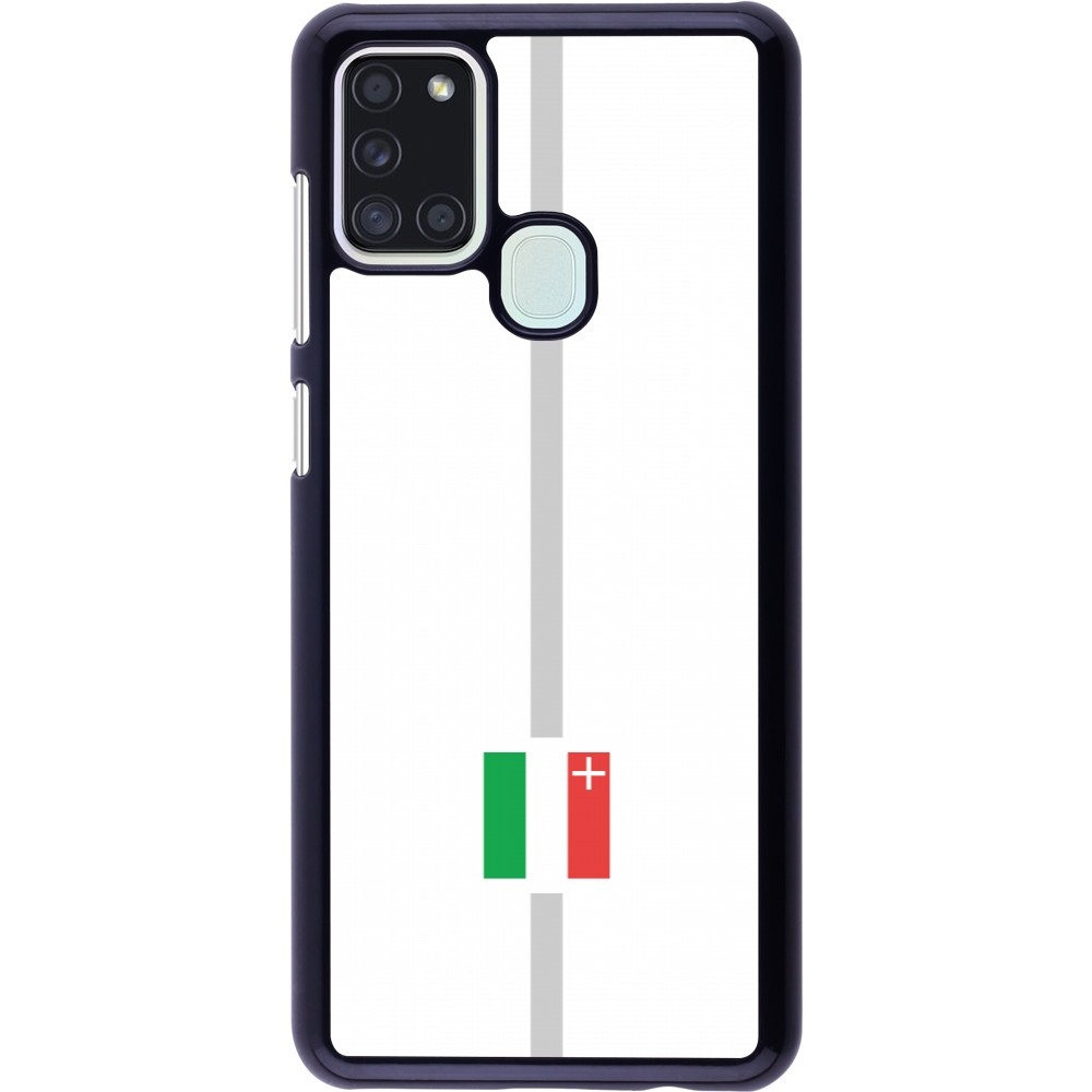 Samsung Galaxy A21s Case Hülle - Kanton NE weiss