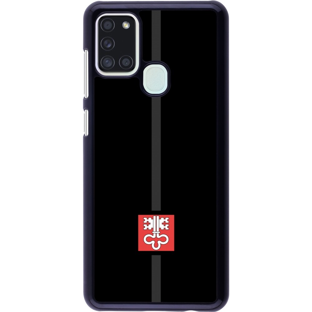 Samsung Galaxy A21s Case Hülle - Kanton NW schwarz