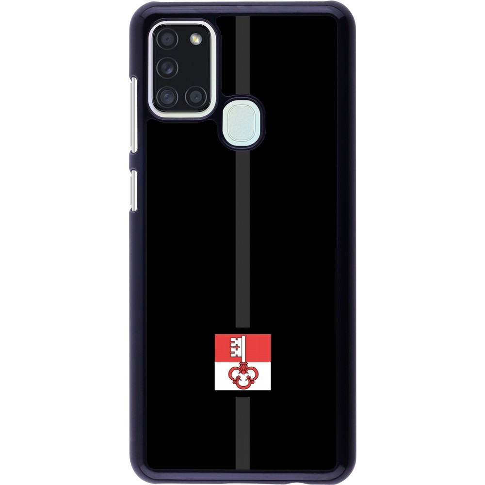 Samsung Galaxy A21s Case Hülle - Kanton OW schwarz