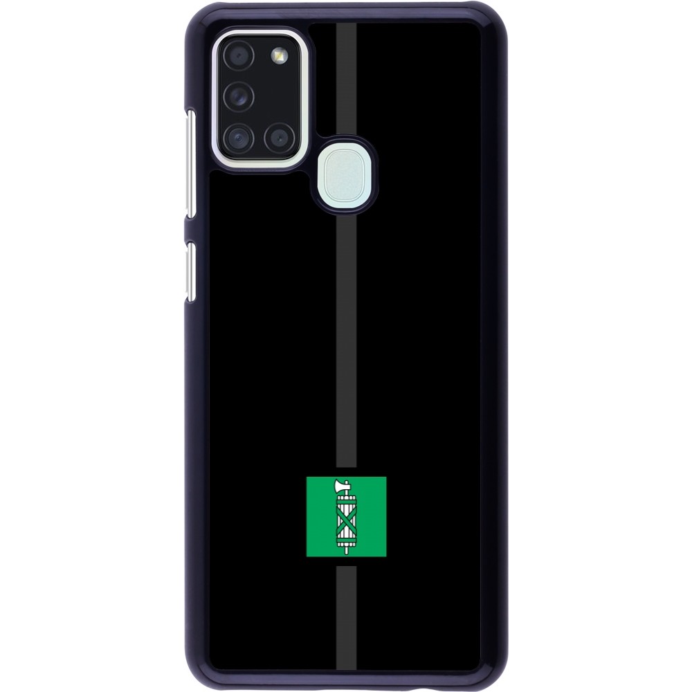 Samsung Galaxy A21s Case Hülle - Kanton SG schwarz