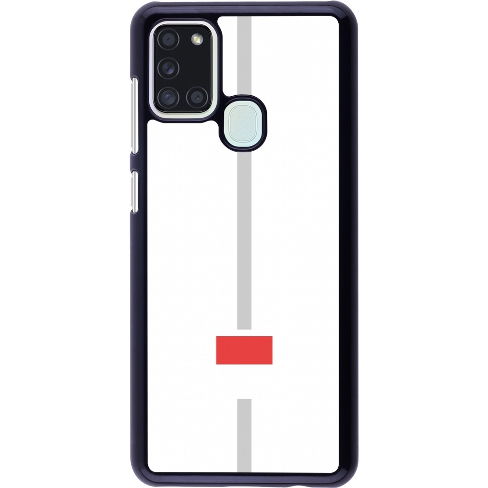 Coque Samsung Galaxy A21s - Canton SO blanc