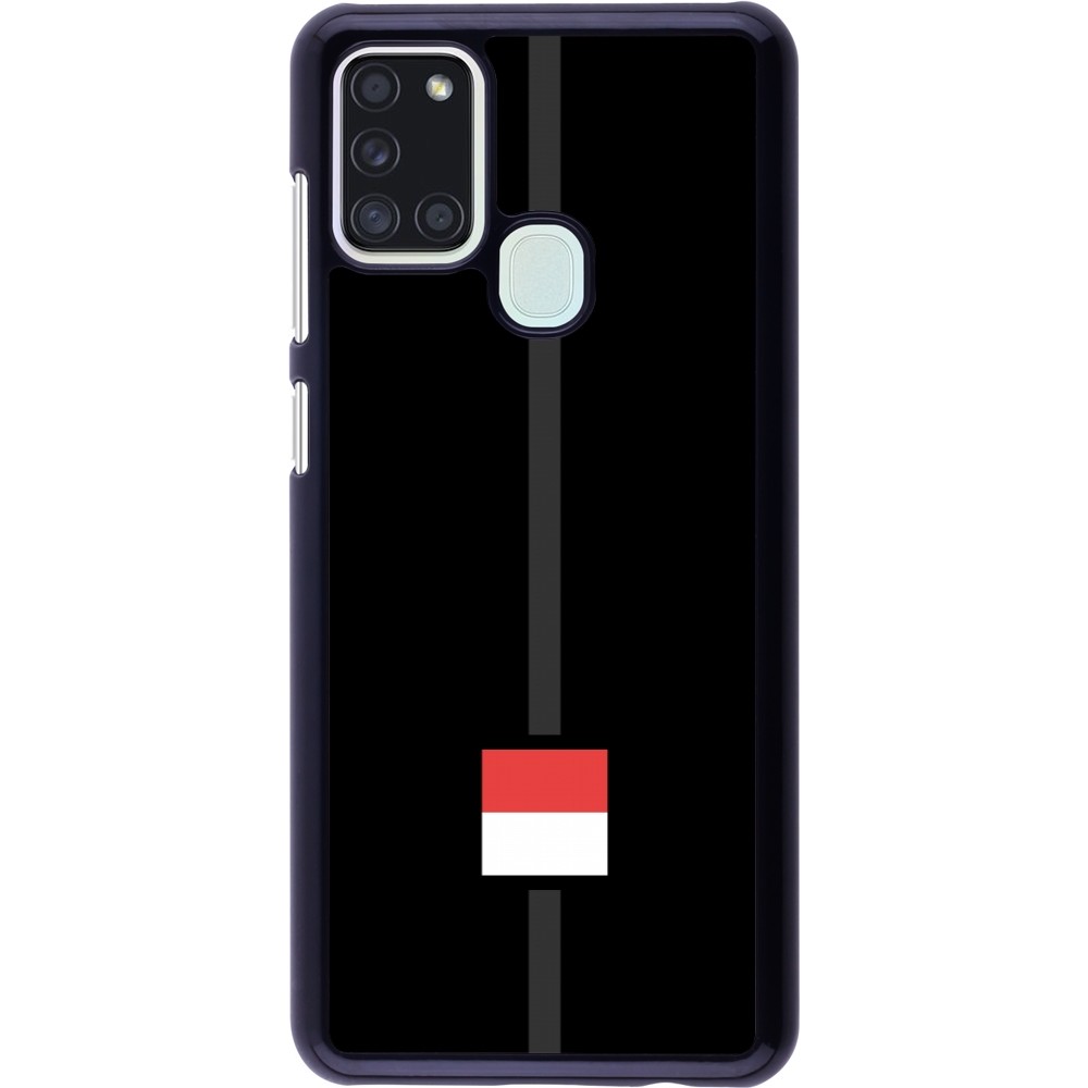 Samsung Galaxy A21s Case Hülle - Kanton SO schwarz