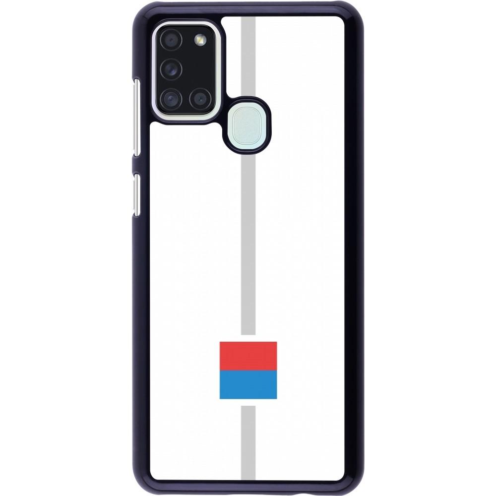 Samsung Galaxy A21s Case Hülle - Kanton TI weiss