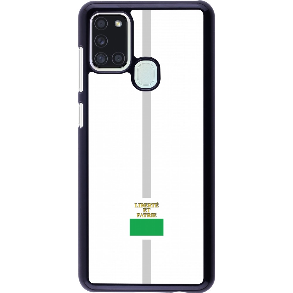 Samsung Galaxy A21s Case Hülle - Kanton VD weiss