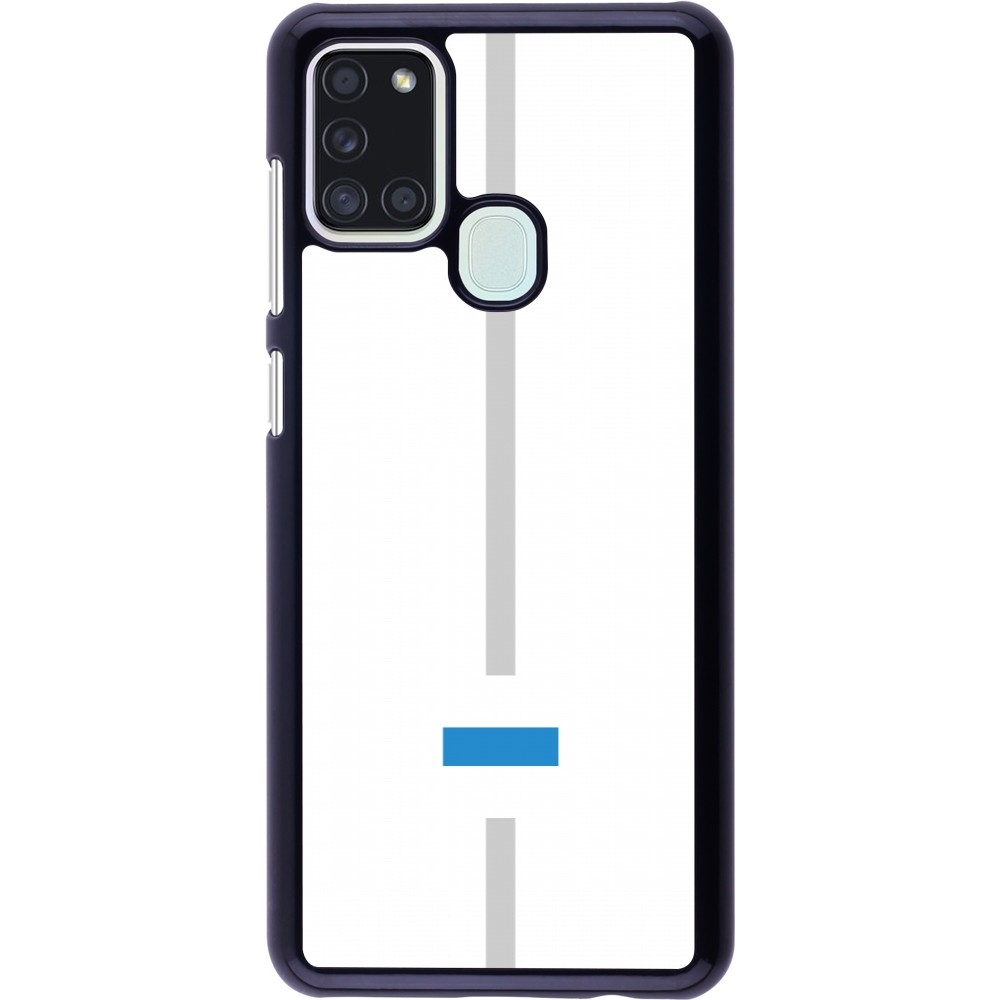 Samsung Galaxy A21s Case Hülle - Kanton ZG weiss
