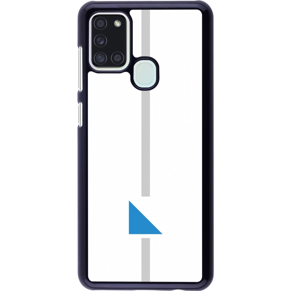 Samsung Galaxy A21s Case Hülle - Kanton ZH weiss