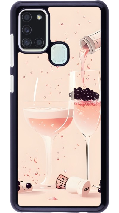 Coque Samsung Galaxy A21s - Champagne Pouring Pink