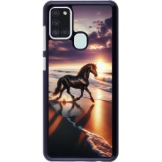 Samsung Galaxy A21s Case Hülle - Pferd majestätisch Strand