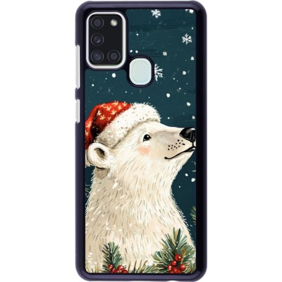 Samsung Galaxy A21s Case Hülle - Christmas 25 Bear