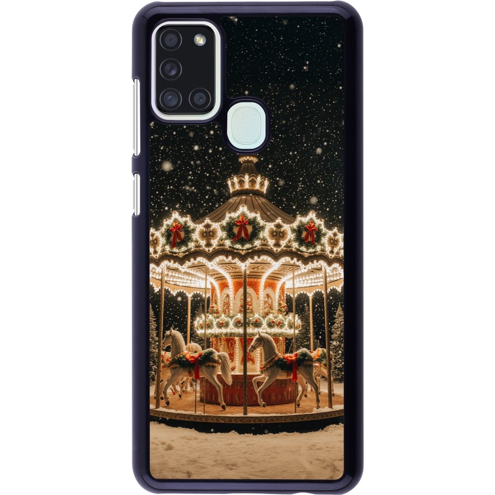 Coque Samsung Galaxy A21s - Christmas 25 Carousel