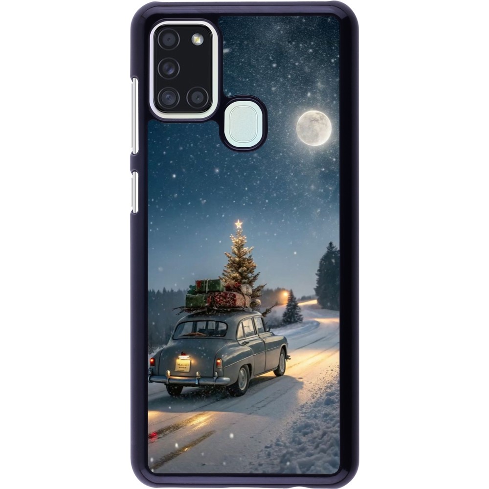 Coque Samsung Galaxy A21s - Christmas 25 Car with Tree Xmas