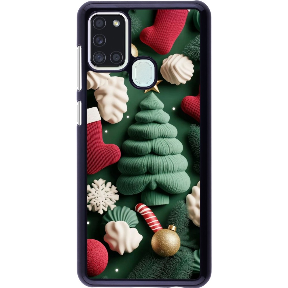 Coque Samsung Galaxy A21s - Christmas 25 Christmas textiles