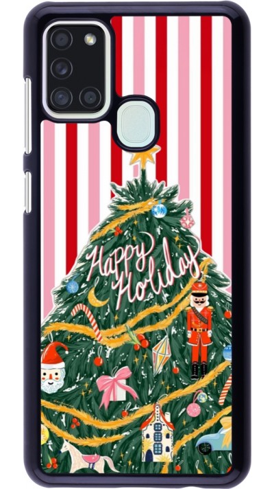 Coque Samsung Galaxy A21s - Christmas 25 Happy Holiday