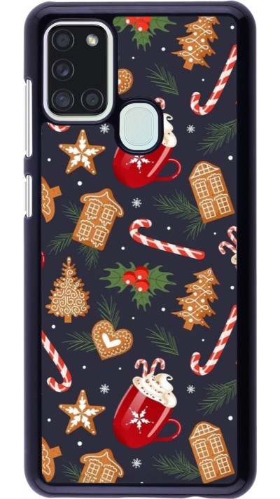 Coque Samsung Galaxy A21s - Christmas 25 Pattern Gingerbread House