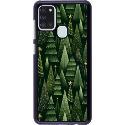 Samsung Galaxy A21s Case Hülle - Christmas 25 Pattern Xmas Tree
